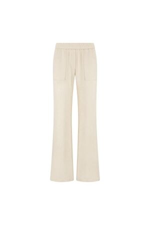 NUKUS Trix Pants Suedine 17 off white