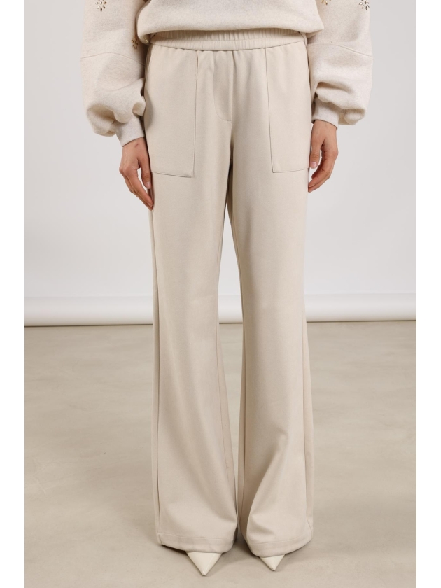 NUKUS Trix Pants Suedine 17 off white