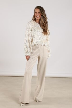 NUKUS Trix Pants Suedine 17 off white