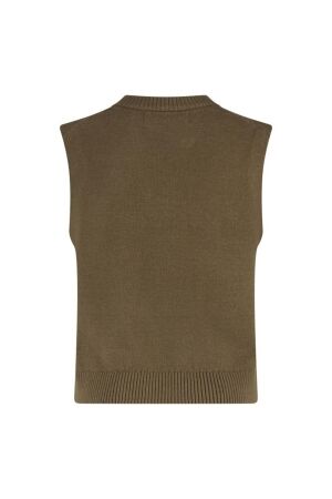 NUKUS Intarsia Spencer 65 fango
