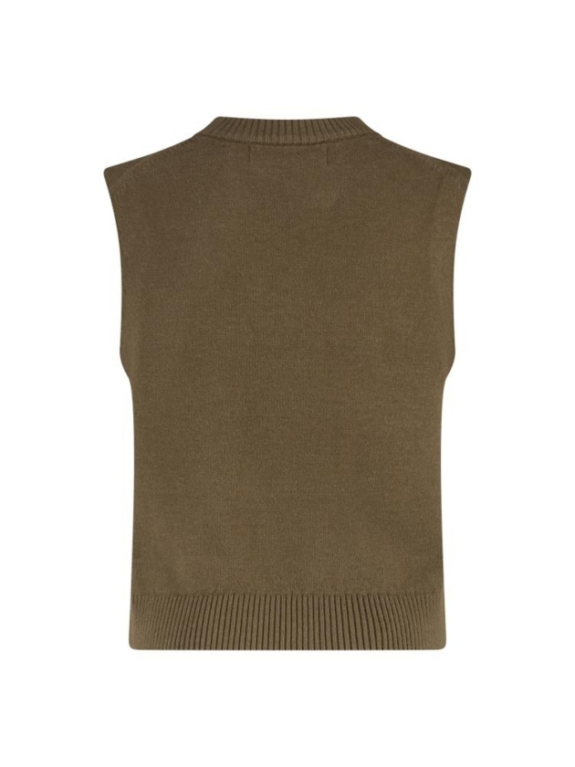 NUKUS Intarsia Spencer 65 fango