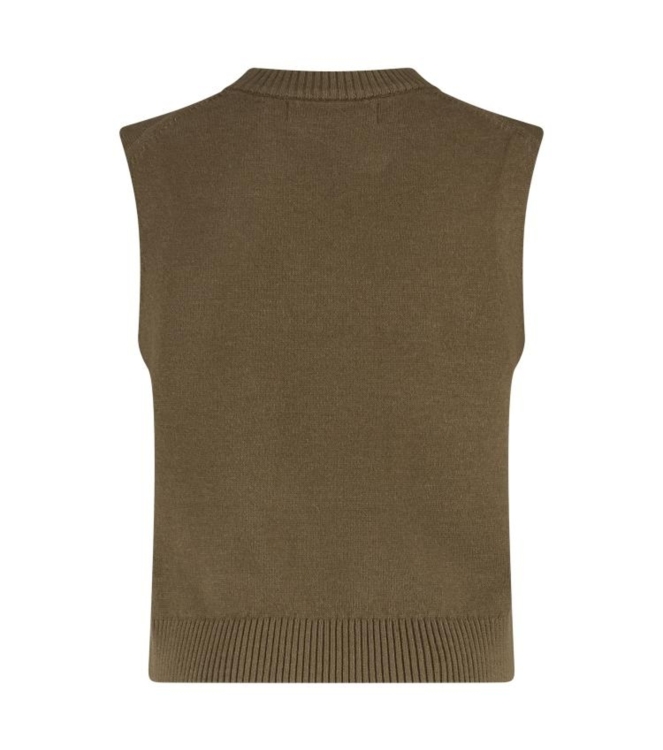 NUKUS Intarsia Spencer 65 fango