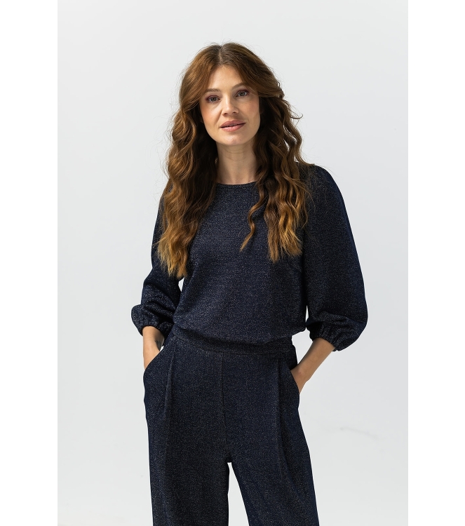 Label Dot Malou 629 donker blauw