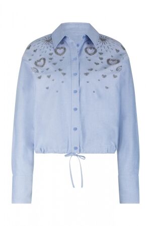 Label Dot Ayden 628 blauw licht