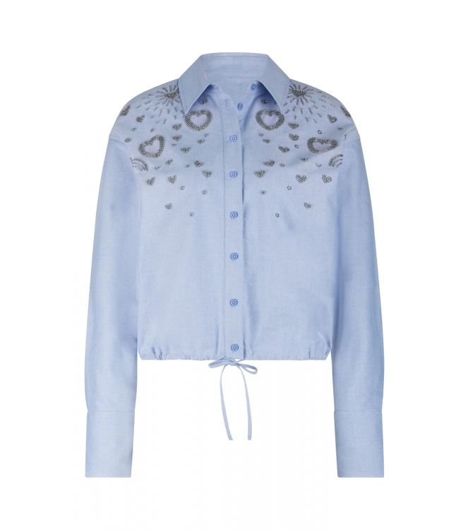 Label Dot Ayden 628 blauw licht