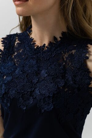 Label Dot Margo 629 donker blauw