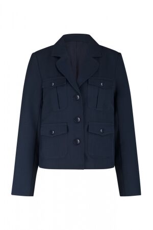 Label Dot Davina 629 donker blauw