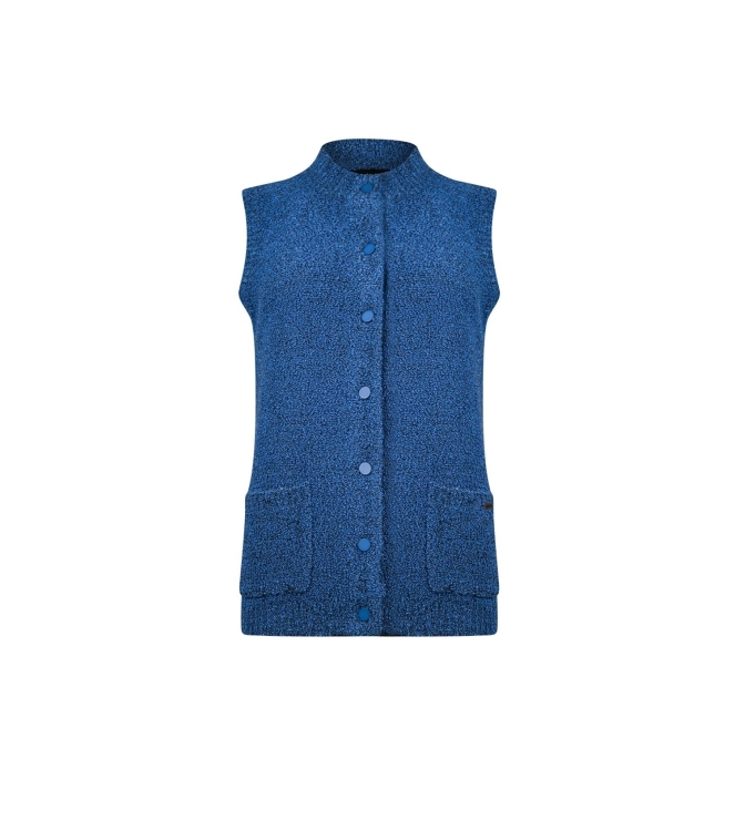 Sarto Fashion Cardigan sleeveless p753 dutch blue