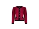 Sarto Fashion Cardigan o-neck p1070 ruby-black