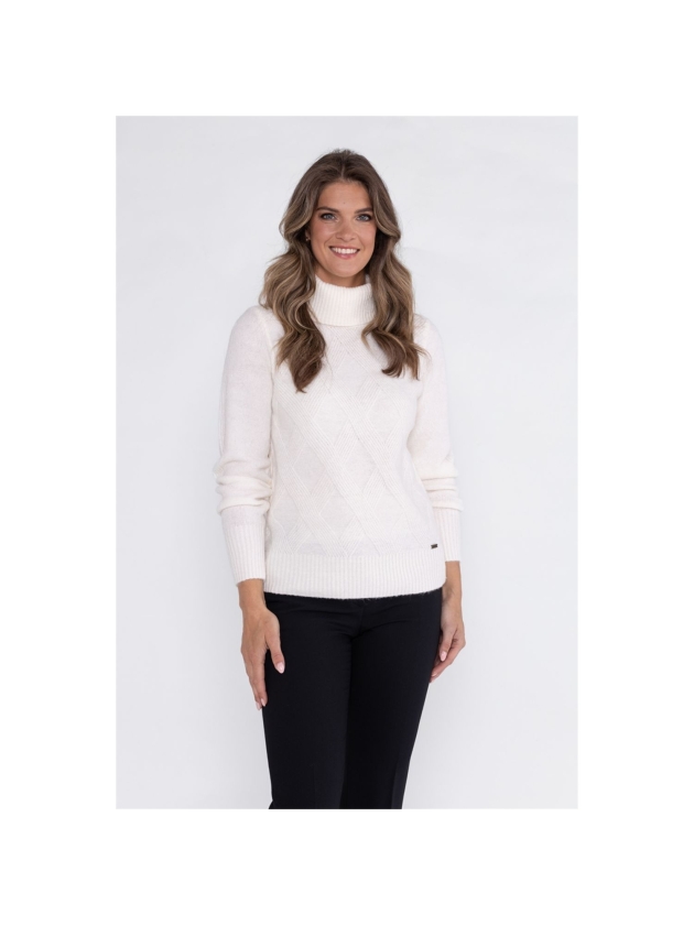 Sarto Fashion Pullover rollcollar p017 offwhite