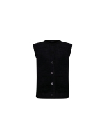 Sarto Fashion Cardigan sleeveless p199 black