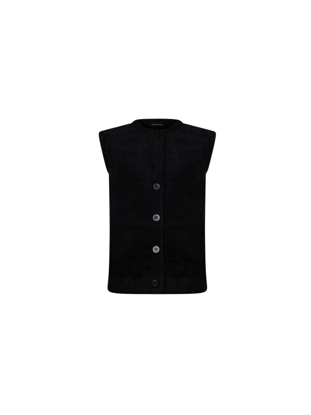 Sarto Fashion Cardigan sleeveless p199 black