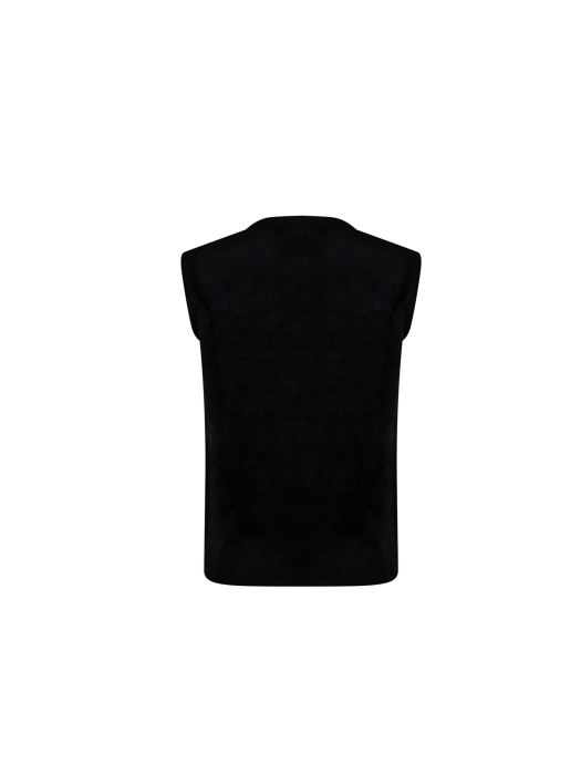 Sarto Fashion Cardigan sleeveless p199 black