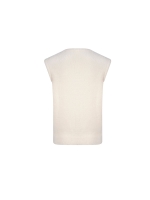 Sarto Fashion Cardigan sleeveless p017 offwhite