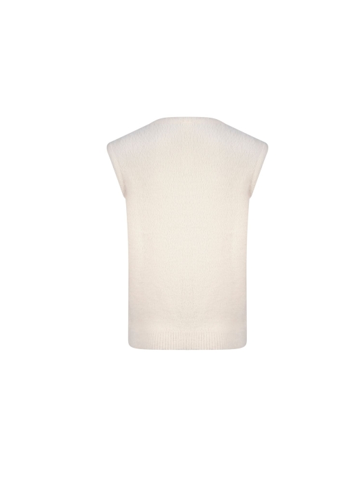 Sarto Fashion Cardigan sleeveless p017 offwhite