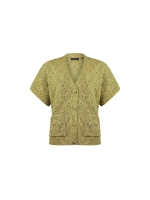 Sarto Fashion Cardigan v-neck p614 green oasis
