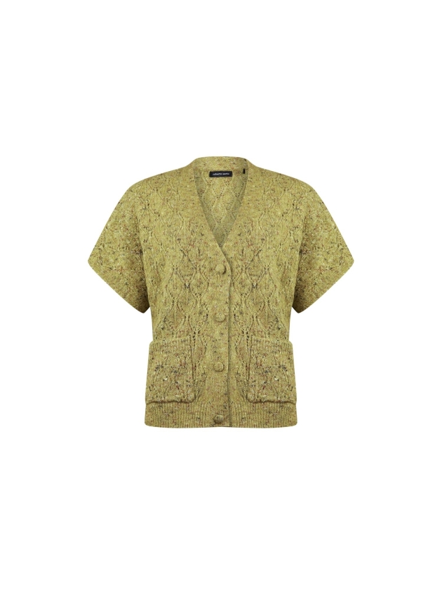 Sarto Fashion Cardigan v-neck p614 green oasis