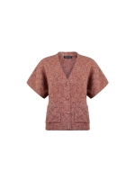 Sarto Fashion Cardigan v-neck p441 mocca