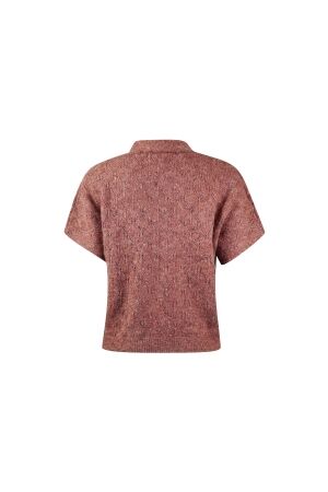 Sarto Fashion Cardigan v-neck p441 mocca