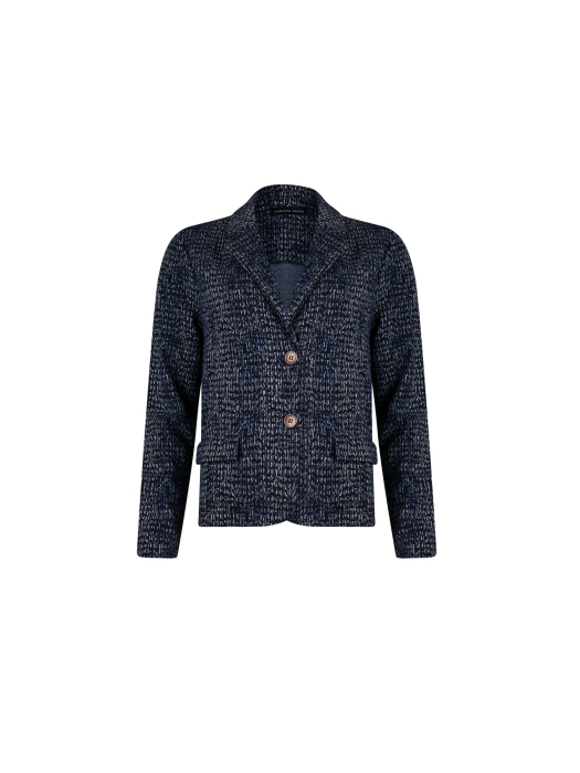 Sarto Fashion Blazer jacket p1380 navy-d.blue-ice blue+ grid pr