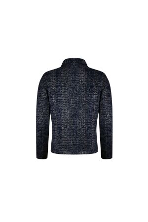 Sarto Fashion Blazer jacket p1380 navy-d.blue-ice blue+ grid pr