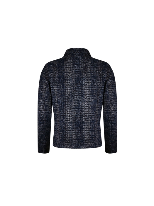 Sarto Fashion Blazer jacket p1380 navy-d.blue-ice blue+ grid pr