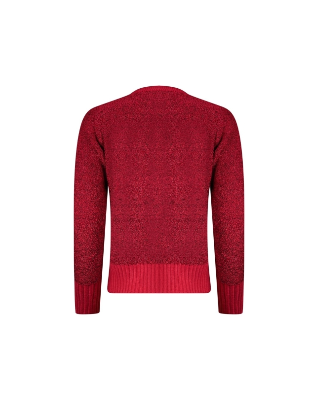 Sarto Fashion Cardigan o-neck p249 scarlet
