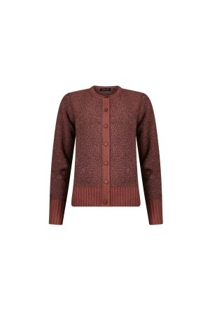 Sarto Fashion Cardigan o-neck p441 mocca