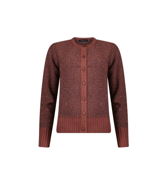 Sarto Fashion Cardigan o-neck p441 mocca