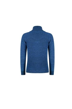 Sarto Fashion Pullover split rollcollar p753 dutch blue