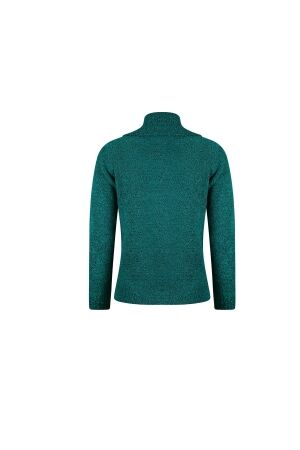 Sarto Fashion Pullover split rollcollar p675 green agate