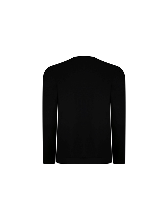 Sarto Fashion Blouson ballet neck p1651 black flockprint on black