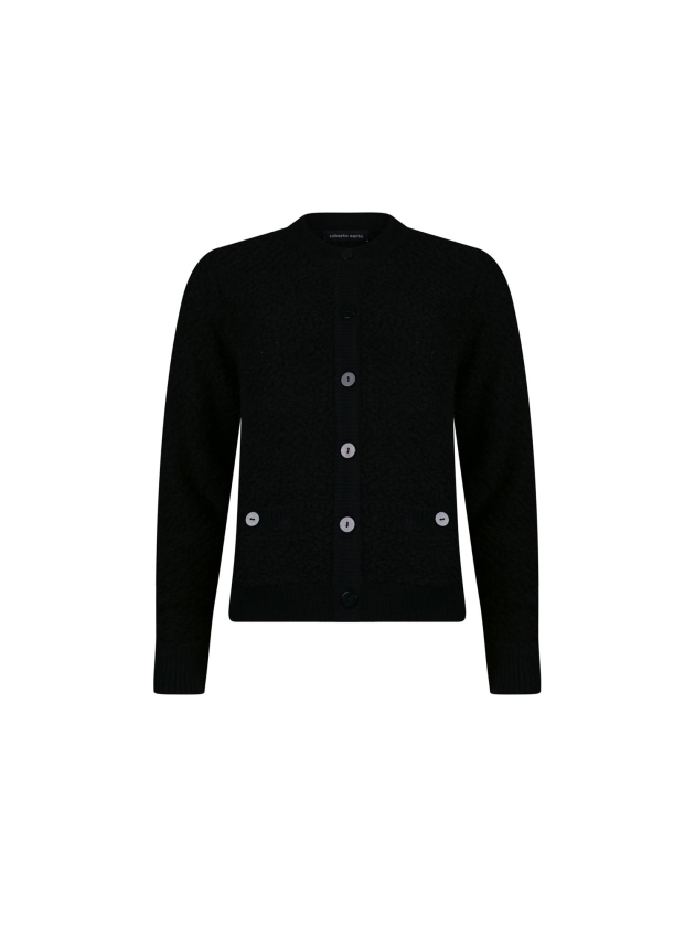 Sarto Fashion Cardigan o-neck p199 black