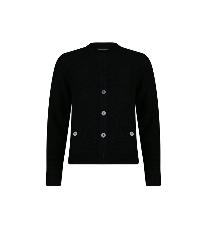 Sarto Fashion Cardigan o-neck p199 black