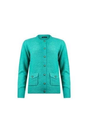 Sarto Fashion Cardigan o-neck p675 green agate