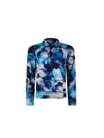 Sarto Fashion T-shirt rollcollar p1955 dutch blue-navy painted flowe