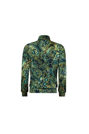 Sarto Fashion T-shirt rollcollar p1950 green snake print