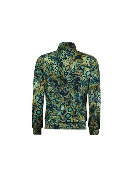 Sarto Fashion T-shirt rollcollar p1950 green snake print