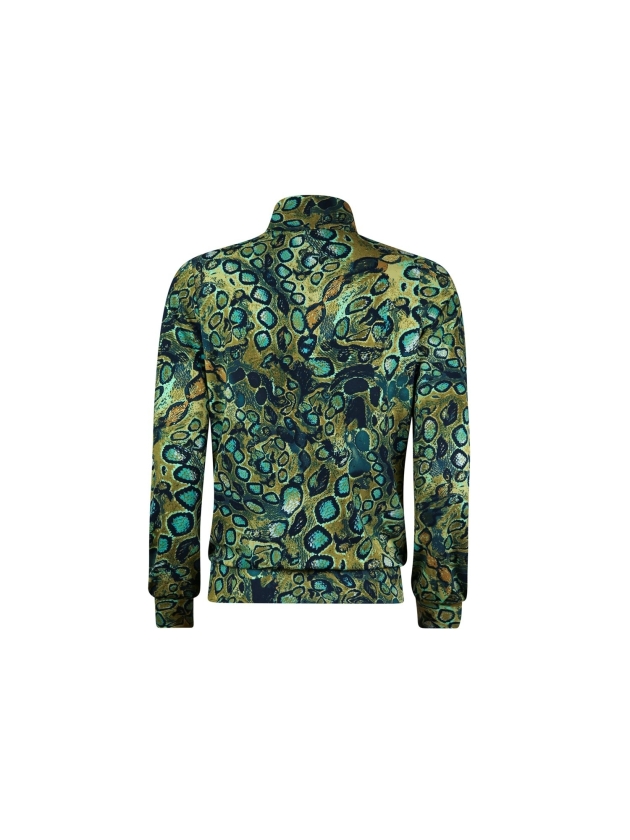 Sarto Fashion T-shirt rollcollar p1950 green snake print