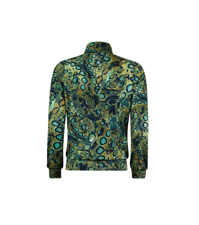 Sarto Fashion T-shirt rollcollar p1950 green snake print