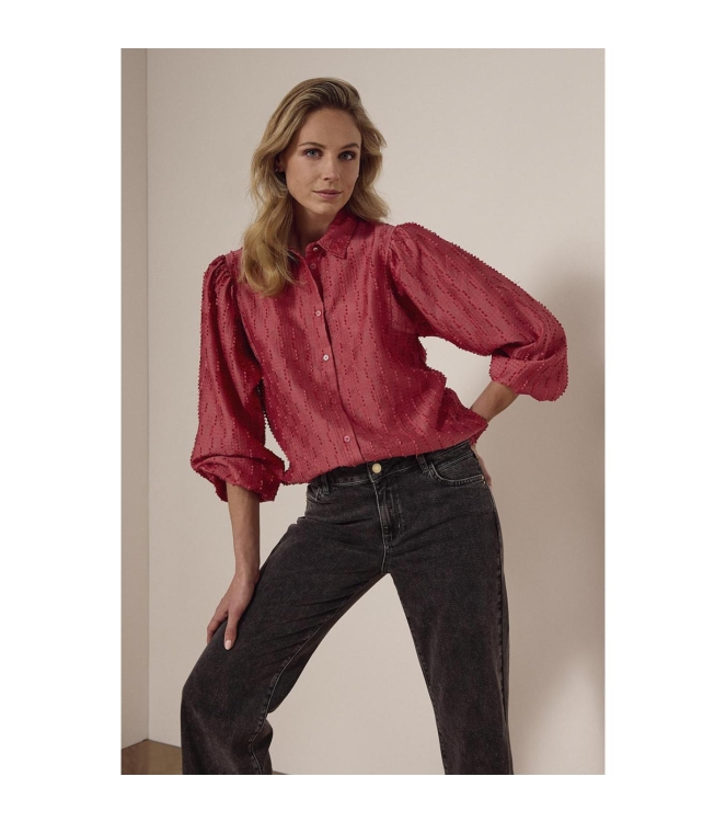 Tramontana Fancy Embroidered Blouse 4510 Rosewood