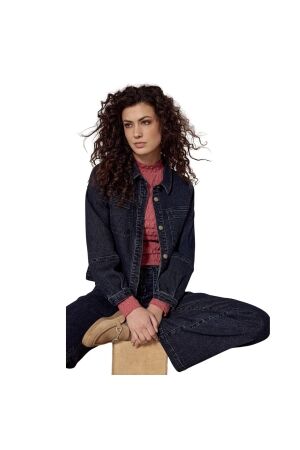 Tramontana Lurex Denim Jacket 5033 Dark blue denim