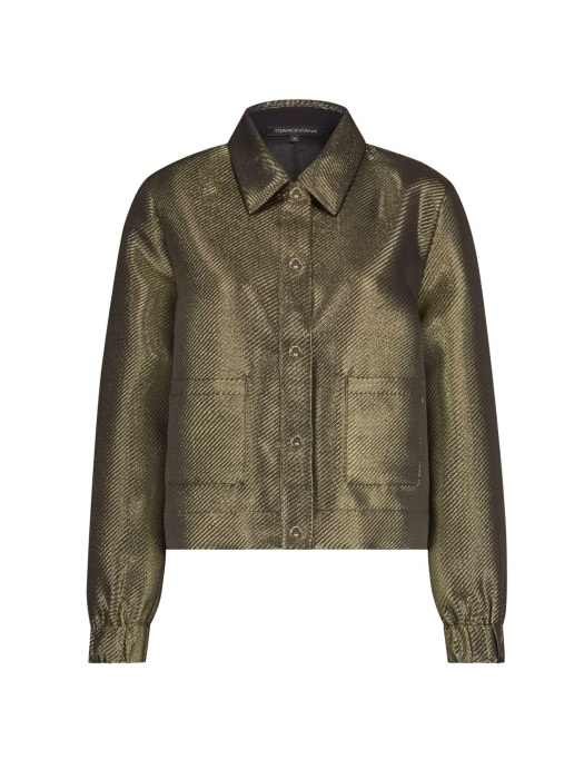 Tramontana Tailored Lurex Jacket 8100 Gold