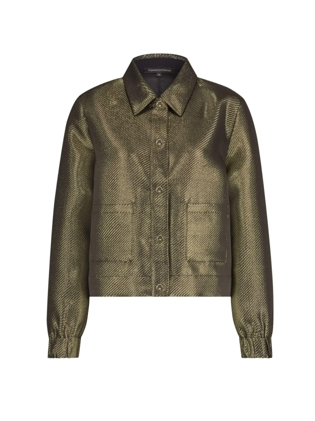 Tramontana Tailored Lurex Jacket 8100 Gold
