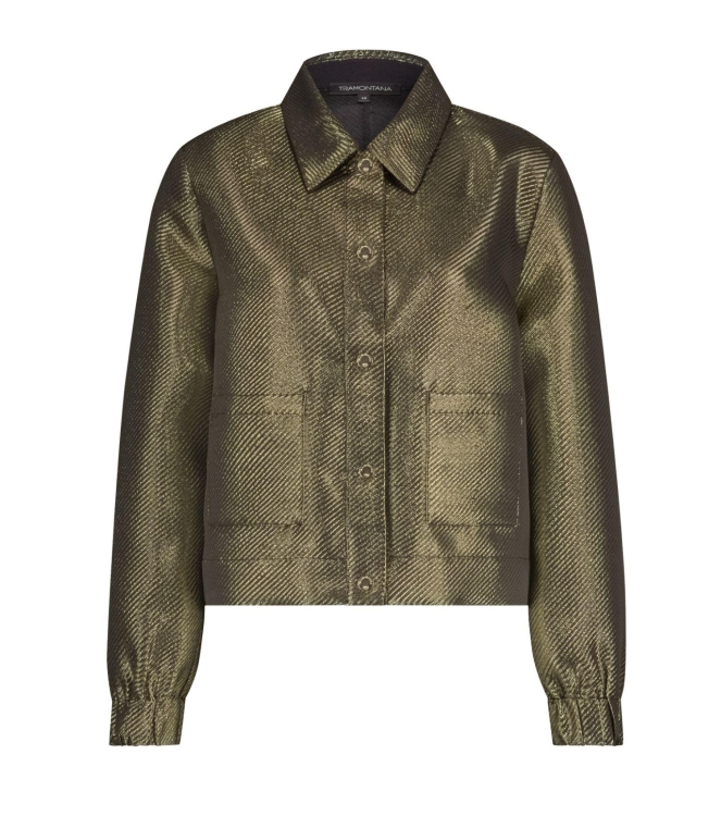 Tramontana Tailored Lurex Jacket 8100 Gold
