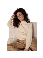 Tramontana Turtle-Neck Boucl Jumper 6800 Stone