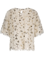 Tramontana Feathered Sequin Top 6800 Stone