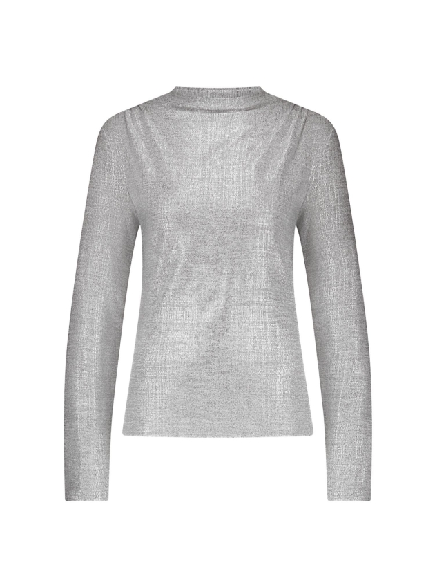 Tramontana Metallic Coated Top Shoulder Detail 8000 Silver