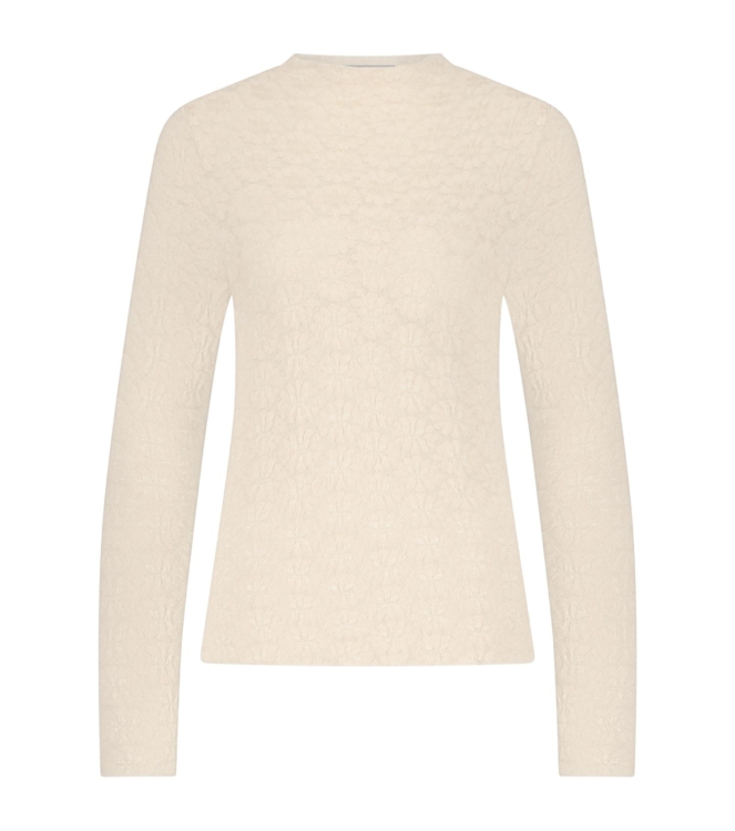 Tramontana Brushed Stretch Lace Top 6800 Stone