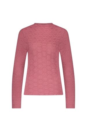 Tramontana Brushed Stretch Lace Top 4510 Rosewood